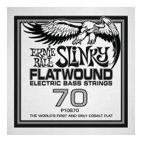 Thumbnail van Ernie Ball 10870 Cobalt Flat  Electric Bass String Single .070