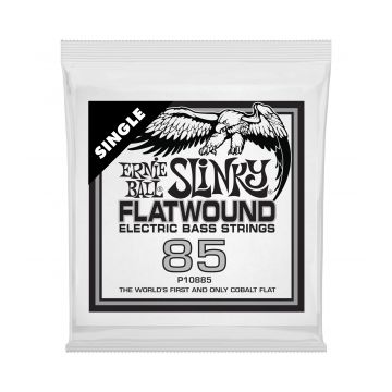 Preview of Ernie Ball 10885 Cobalt Flat  Electric Bass String Single .085