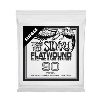 Preview of Ernie Ball 10890 Cobalt Flat  Electric Bass String Single .090