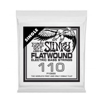Preview of Ernie Ball 10899 Cobalt Flat  Electric Bass String Single .110