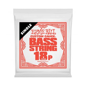 Preview van Ernie Ball 1338 Stainless Steel Electric Bass Strings Single .018
