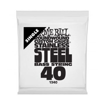 Preview of Ernie Ball 1340 Stainless Steel Electric Bass Strings Single .040