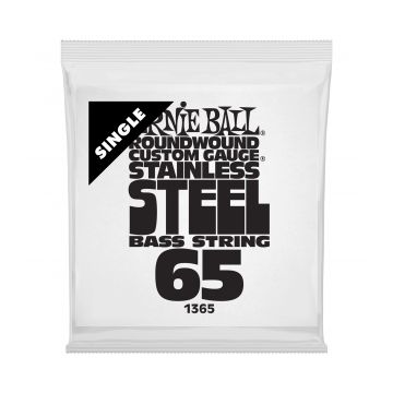 Preview of Ernie Ball 1365 Stainless Steel Electric Bass Strings Single .065