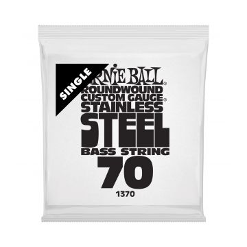 Preview van Ernie Ball 1370 Stainless Steel Electric Bass Strings Single .070