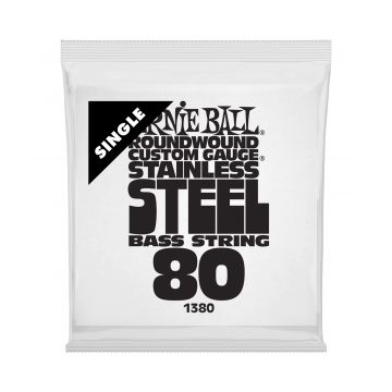 Preview van Ernie Ball 1380 Stainless Steel Electric Bass Strings Single .080