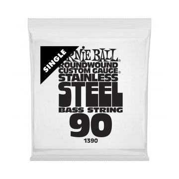 Preview of Ernie Ball 1390 Stainless Steel Electric Bass Strings Single .090