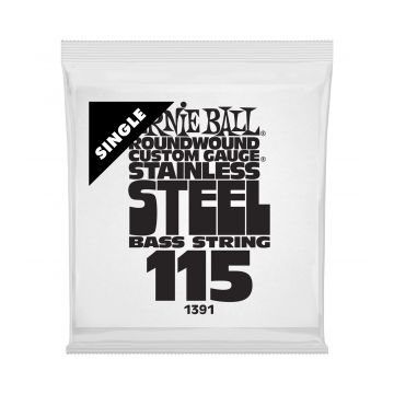 Preview van Ernie Ball 1391 Stainless Steel Electric Bass Strings Single .115