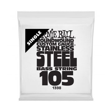 Preview of Ernie Ball 1398 Stainless Steel Electric Bass Strings Single .105