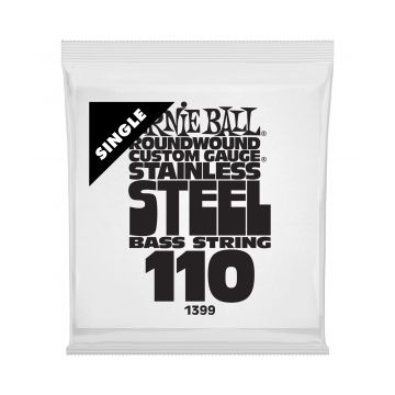 Preview of Ernie Ball 1399 Stainless Steel Electric Bass Strings Single .110