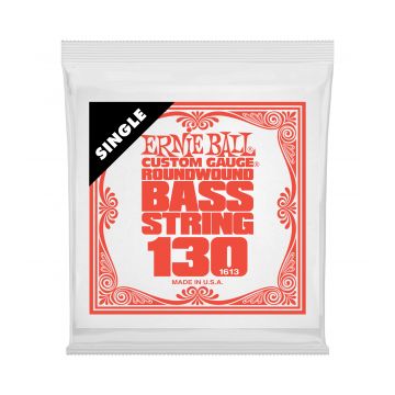 Preview of Ernie Ball 1613 Nickel Wound Electric Bass String Single  .130