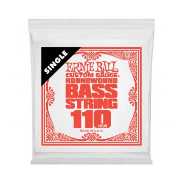 Preview of Ernie Ball 1699 Nickel Wound Electric Bass String Single .110
