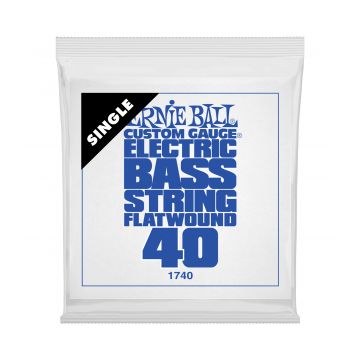 Preview of Ernie Ball 1740 Flatwound Electric Bass String Single .040