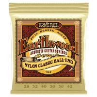 Thumbnail of Ernie Ball 2069 Earthwood Folk Nylon, Clear &amp; Gold Ball End, 80/20 Bronze
