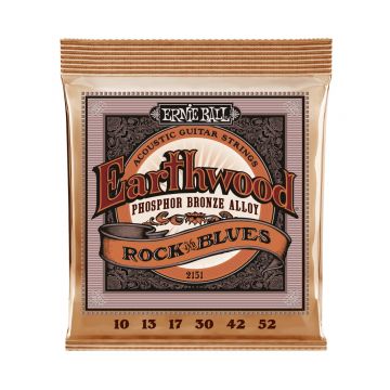 Preview of Ernie Ball 2151 Earthwood Rock and Blues w/Plain G Phosphor Bronze Acoustic