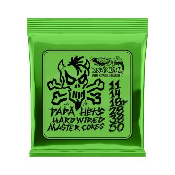 Preview of Ernie Ball 2201 PAPA HET'S HARDWIRED MASTER CORES SIGNATURE STRINGS 11-50 GAUGE