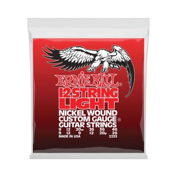 Preview of Ernie Ball 2233 Light 12-String Nickel Wound Electric Guitar Strings - 9-46 Gauge