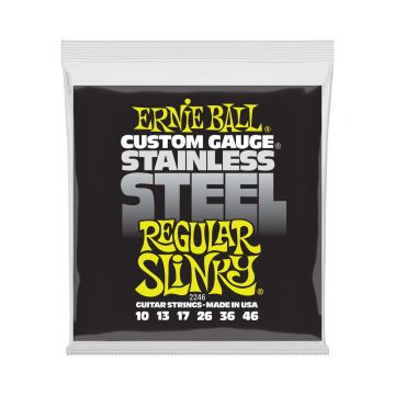 Preview of Ernie Ball 2246 Regular Slinky Stainless Steel Wound Electric Guitar Strings - 10-46 Gauge