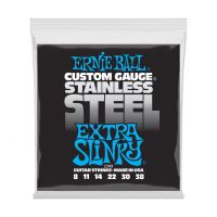 Thumbnail of Ernie Ball 2249 Extra Slinky Stainless Steel Wound Electric Guitar Strings - 8-38 Gauge
