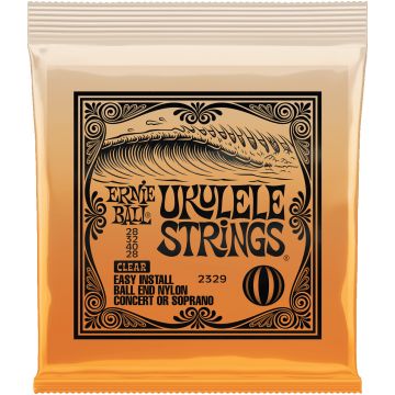 Preview of Ernie Ball 2329 Clear Ball-end Ukelele strings ( for concert or soprano)