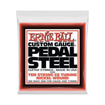 Preview van Ernie Ball 2501 C6 Tuning Pedal Steel Nickel Wound 10-String Electric Guitar Strings 12-66 Gauge