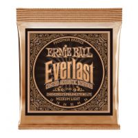 Thumbnail of Ernie Ball 2546 Everlast Medium Light Coated Phosphor Bronze Acoustic Guitar Strings - 12-54 Gauge