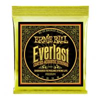Thumbnail of Ernie Ball 2554 Everlast Medium Coated 80/20 Bronze Acoustic Guitar Strings - 13-56 Gauge