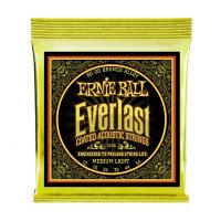 Thumbnail van Ernie Ball 2556 Everlast Medium Light Coated 80/20 Bronze Acoustic Guitar Strings - 12-54 Gauge