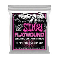 Thumbnail of Ernie Ball 2593 Super Slinky Flatwound Electric Guitar Strings 9-42 Gauge
