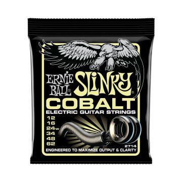 Preview of Ernie Ball 2714 Mammoth Slinky Cobalt Electric Guitar Strings 12-62 Gauge