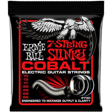 Preview van Ernie Ball 2730 7-String Skinny Top Heavy Bottom Slinky Cobalt