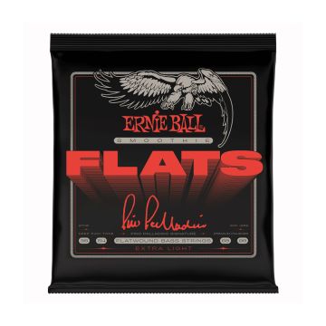 Preview of Ernie Ball 2748 EXTRA LIGHT PINO PALLADINO SMOOTHIE FLATS ELECTRIC BASS STRINGS 38-98 GAUGE