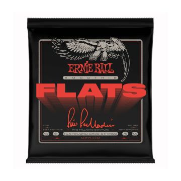 Preview of Ernie Ball 2749 MEDIUM PINO PALLADINO SMOOTHIE FLATS ELECTRIC BASS STRINGS 43-108 GAUGE