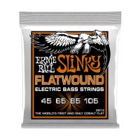 Thumbnail van Ernie Ball 2813 Hybrid Slinky Flatwound Electric Bass Strings - 45-105 Gauge