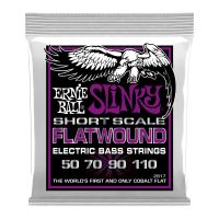 Thumbnail of Ernie Ball 2817 Power Slinky Flatwound Short Scale Electric Bass Strings 50-110 Gauge