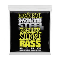 Thumbnail van Ernie Ball 2842 Regular Slinky Stainless Steel Electric Bass Strings - 50-105 Gauge