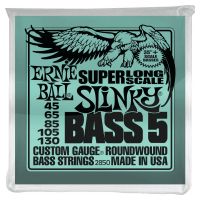 Thumbnail of Ernie Ball 2850 5 String Slinky Super Long Scale Electric Bass Strings - 45-130 Gauge