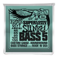 Thumbnail of Ernie Ball 2850 5 String Slinky Super Long Scale Electric Bass Strings - 45-130 Gauge