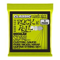 Thumbnail of Ernie Ball 3251 Regular Slinky Classic Rock n Roll Pure Nickel 3-Pack