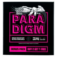 Thumbnail van Ernie Ball 3373 3-pack  Paradigm Super Slinky  Electric Guitar Strings - 9-42 Gauge