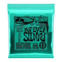 Thumbnail of Ernie Ball 3626 NOT EVEN SLINKY NICKEL WOUND ELECTRIC GUITAR STRINGS 12-56 GAUGE - 3 PACK