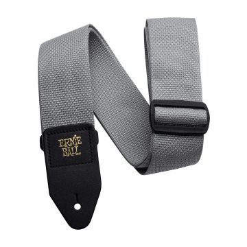 Preview of Ernie Ball 4046 Gray Polypro Guitar Strap