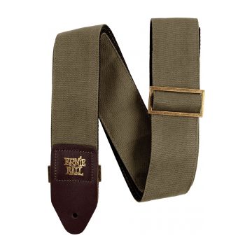 Preview of Ernie Ball 4673 Olive Canvas Strap
