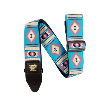 Preview of Ernie Ball 5326 CLASSIC JACQUARD GUITAR STRAP/BASS STRAP - SEDONA BLUE