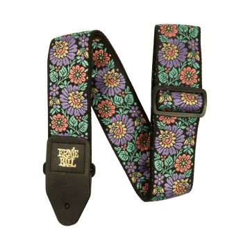 Preview of Ernie Ball 5340 CLASSIC JACQUARD GUITAR STRAP/BASS STRAP - EVENING BLOOM