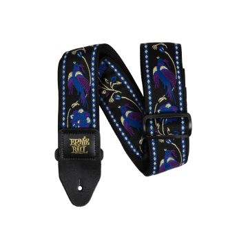 Preview of Ernie Ball 5371 CLASSIC JACQUARD GUITAR STRAP/BASS STRAP - PURPLE PLEASANT PHEASANT