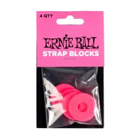 Thumbnail van Ernie Ball 5623 ERNIE BALL STRAP BLOCKS 4PK - PINK