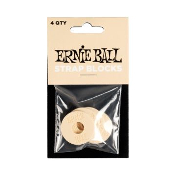 Preview of Ernie Ball 5624 ERNIE BALL STRAP BLOCKS 4PK - CREAM