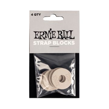 Preview of Ernie Ball 5625 ERNIE BALL STRAP BLOCKS 4PK - GRAY