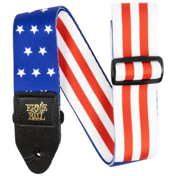 Preview of Ernie Ball 5631 STARS AND STRIPES PREMIUM GUITAR STRAP/BASS STRAP