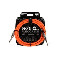 Thumbnail van Ernie Ball 6416 FLEX INSTRUMENT CABLE STRAIGHT/STRAIGHT 10FT - ORANGE